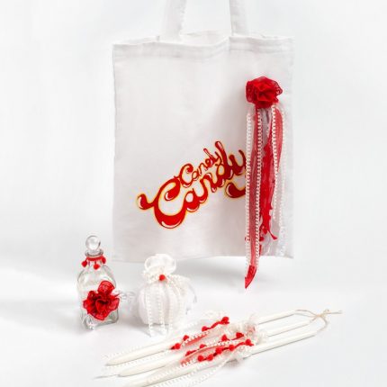Τσάντα Με Σετ Λαδιού Βάπτισης Candy Candy ΖΤ413 (35 x 41 x 70 cm.)