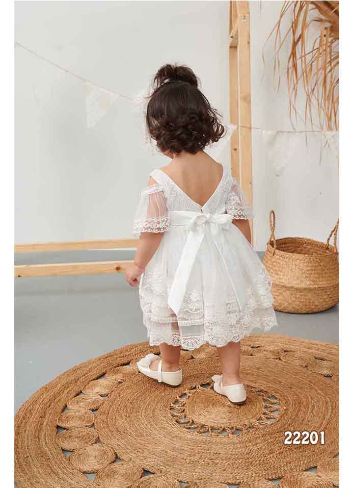 Βαπτιστικό Φορεματάκι για κορίτσι 22201, Bonito