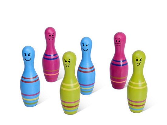 Skittles Jr – Ξύλινο bowling για παιδιά - BS Toys