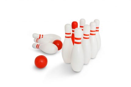Bowling Red & White - BS Toys