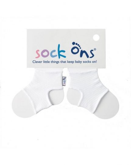 Για να μην βγάζει τις κάλτσες του (12-18 μηνών) Λευκό - Sock Ons