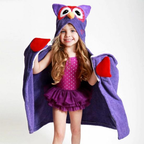 Παιδική Πετσέτα Olive the Owl 127x55cm - Zoocchini