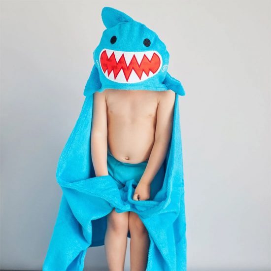 Παιδική Πετσέτα Sherman the Shark 127x55cm - Zoocchini