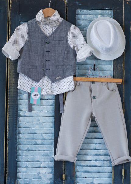 Βαπτιστικό κοστουμάκι για αγόρι ΑΕ62 mak baby