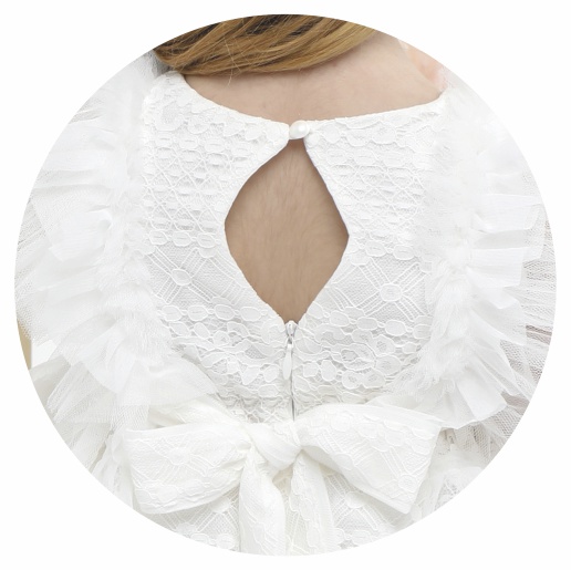 Βαπτιστικό φορεματάκι για κορίτσι Λευκό Κ4515Φ, Mi Chiamo