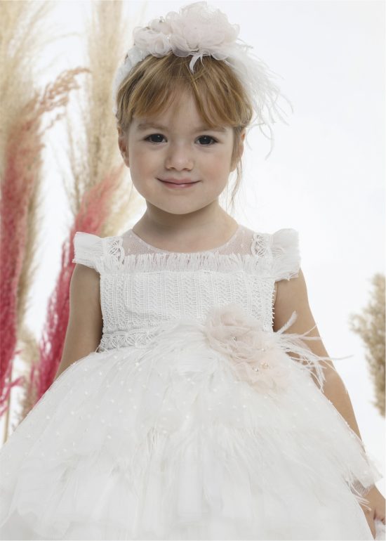 Βαπτιστικό φορεματάκι για κορίτσι Λευκό Κ4516Φ, Mi Chiamo