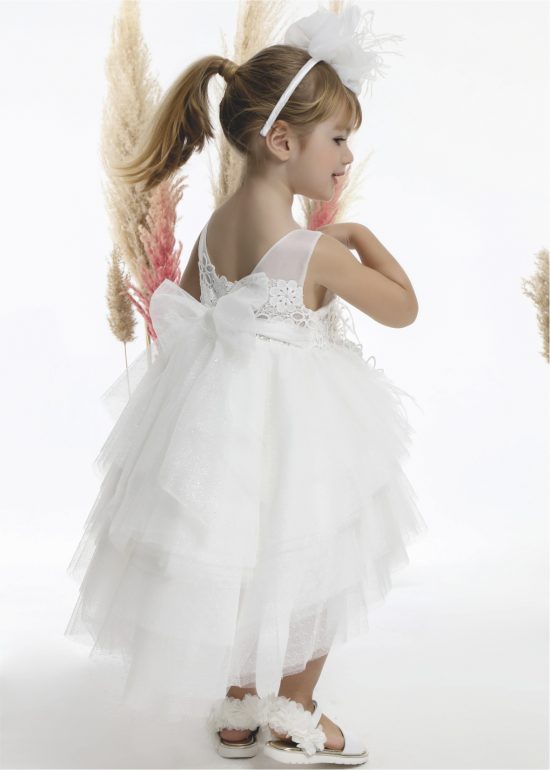 Βαπτιστικό φορεματάκι για κορίτσι Λευκό Κ4527Φ, Mi Chiamo