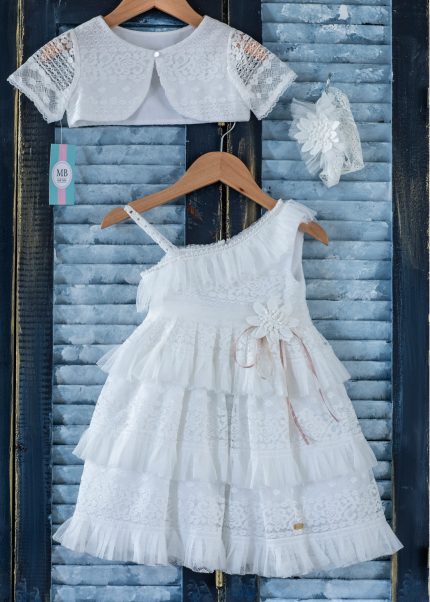 Βαπτιστικό φορεματάκι για κορίτσι Κ101 mak baby