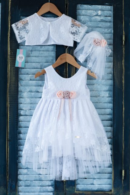 Βαπτιστικό φορεματάκι για κορίτσι Κ37Λ mak baby
