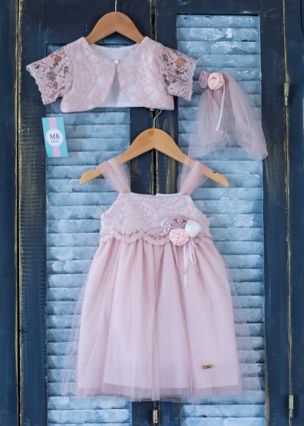 Βαπτιστικό φορεματάκι για κορίτσι Κ45Π mak baby