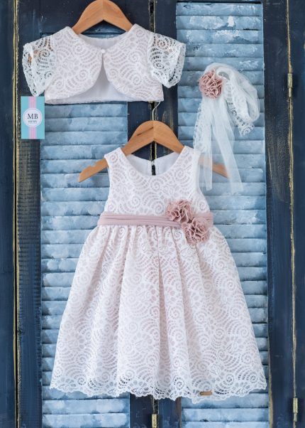 Βαπτιστικό φορεματάκι για κορίτσι Κ55Π mak baby