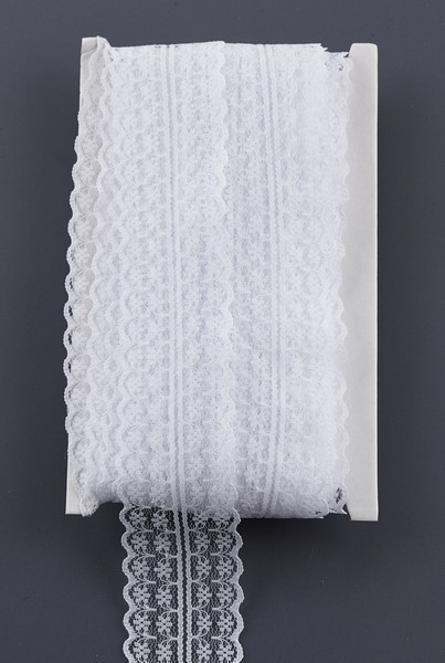 Κορδέλα Δαντέλα Διπλή 4cm*25m ΔΔ2 40813-23