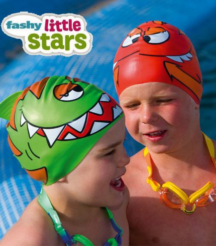 Fashy Σκουφάκι Κολύμβησης Κόκκινο - Fashy Little Stars
