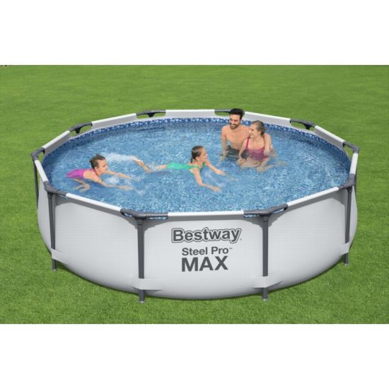 Πισίνα Κήπου Filter pomp 56408 Steel Pro Pool Frame Pool 3.05m x 76cm 6942138981841 - Bestway