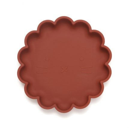 Πιάτο Σιλικόνης Lion Baked Clay - Petit Monkey