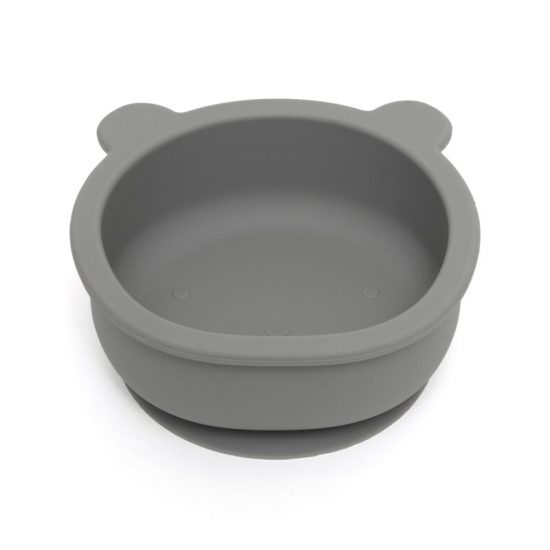 Μπολ σιλικόνης Bear Pewter Green - Petit Monkey