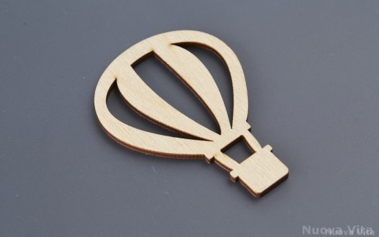 Ξύλινο Αερόστατο (7,3cm)  | ΝΚ219 Nuova Vita