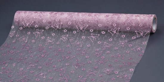 Ρολό με Σχέδιο Πεταλούδες Ροζ (47cm x 10M) || ΝΗ6208