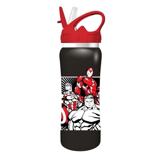 Σετ Φαγητοδοχείο 800ml - Παγούρι 500ml Ανοξείδωτο Avengers Must 5205698557033 #