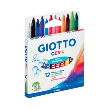 Κηρομπογιές 9cm 24τμχ Cera Giotto 8000825059506