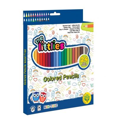 Ξυλομπογιές Λεπτές Wood Free The Littlies 12 Χρώματα 5205698477706