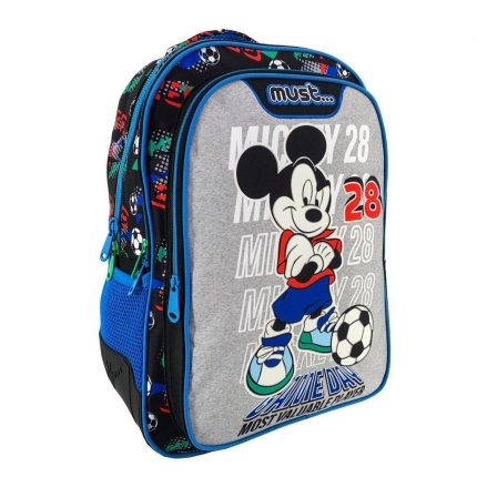 Σχολική Τσάντα Πλάτης Δημοτικού Disney Mickey Mouse Game Day 3 Θήκες (32x18x43εκ) Must 5205698539961