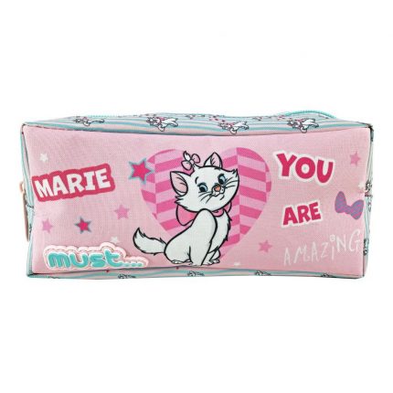 Σχολική Κασετίνα Βαρελάκι Disney Marie Cat 2 Θήκες Must (20x6x9εκ) 5205698555633