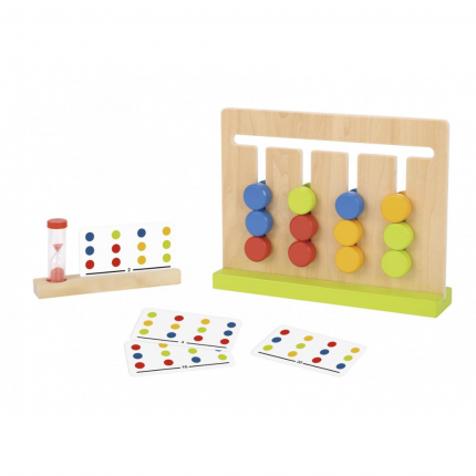 Ξύλινο Παιχνίδι Μοτίβα και Χρώματα 950597 4M 3+ - Stem Toys