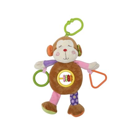 Lorelli Κρεμαστό Παιχνίδι-Κουδουνίστρα Monkey 0m+ 10191410002
