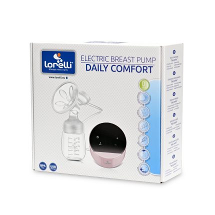 Lorelli Θήλαστρο Ηλεκτρικό Daily Comfort Pink 0+ 10220580001