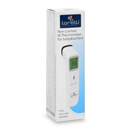 Lorelli Ψηφιακό Θερμόμετρο Με Υπέρυθρες, Σώματος Και Επιφανειών White 1025014