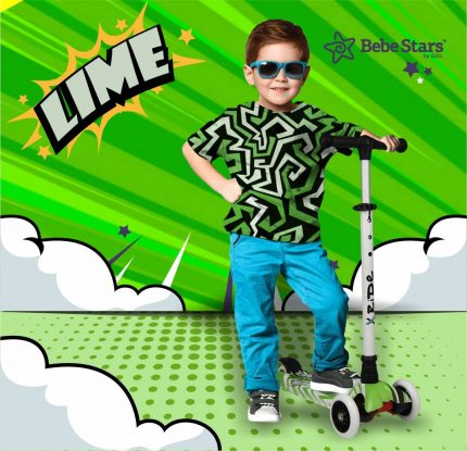 Πατίνι X-Ride Lime 661-174 3+, Bebe Stars