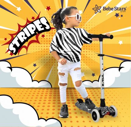 Πατίνι X-Ride Stripes 661-188 3+, Bebe Stars