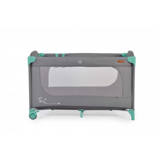 Cangaroo Παρκοκρέβατο 1 Επιπέδου Baby Travel Cot Skyglow Mint 3800146248925