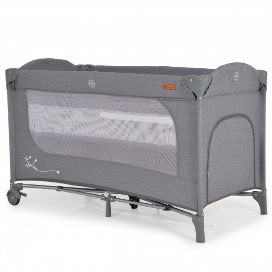 Cangaroo Παρκοκρέβατο 2 Επιπέδων Playpen Skyglow 2 Grey 3800146248949