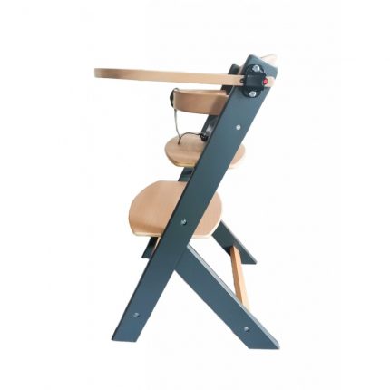 Cangaroo Ξύλινο Καρεκλάκι Φαγητού Nuttle 2 σε 1 Grey 3801005150960