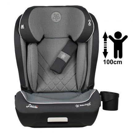 Κάθισμα Αυτοκινήτου Leon i-Size Grey Isofix 943-186, Bebe Stars