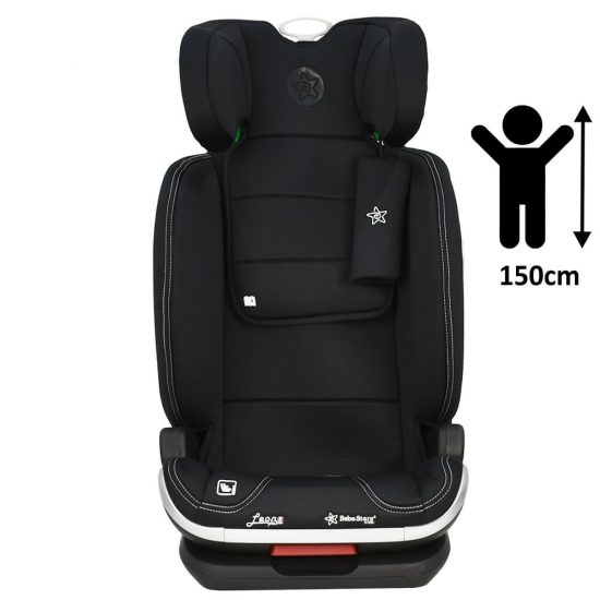 Κάθισμα Αυτοκινήτου Leon Plus i-Size Black Isofix 944-188, Bebe Stars