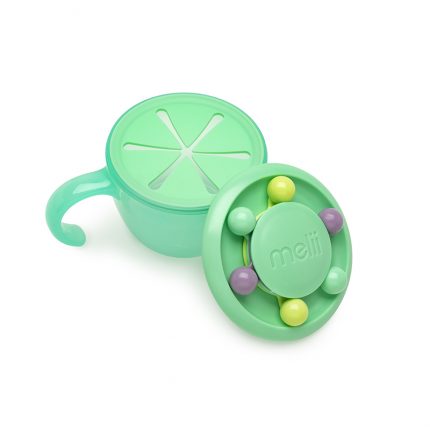 Snack Container Abacus 200ml 12m+ - Melii (Πλαστικό Παιδικό Δοχείο Φαγητού - BPA free, Lead free, PVC free, Cadmium free)