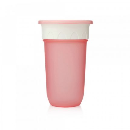 Ποτηράκι Εκπαιδευτικό 360°- 300ml Pink 12m+ - Kiokids