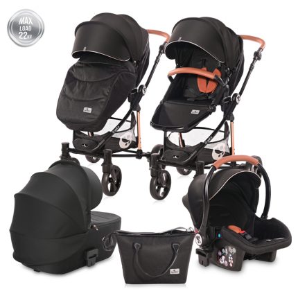 Lorelli Παιδικό Καρότσι CRYSTA 3 in 1 Black Diamond 10021732202
