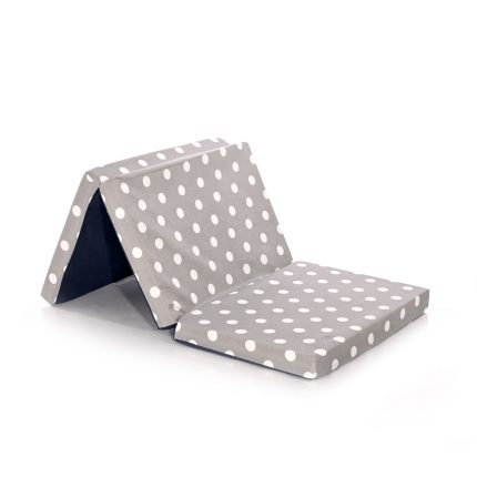 Lorelli Σπαστό Στρώμα για Παρκοκρέβατο 60x120x5 εκ Grey Dots 1016027
