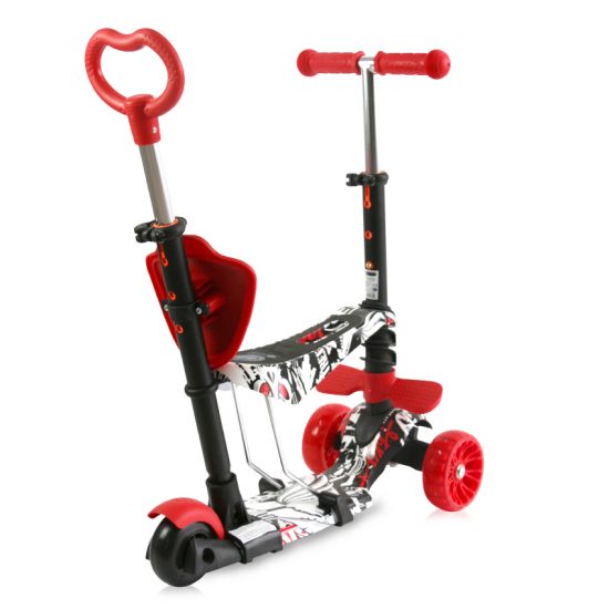Lorelli Παιδικό Πατίνι με Κάθισμα Draxter Plus Black Graffity 3+ 10390140022