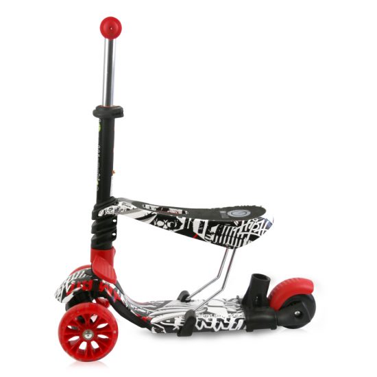 Lorelli Παιδικό Πατίνι με Κάθισμα Draxter Plus Black Graffity 3+ 10390140022