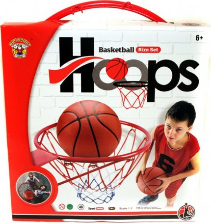 Zita Toys Παιδική Μπασκέτα Εξωτερικού χώρου Τοίχου με Μπάλα 6+ 008.666-45D