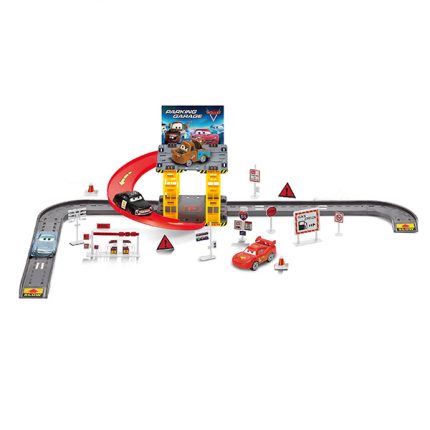 Πάρκινγκ Γκαράζ με 4 Αυτοκινητάκια Lightning McQueen Cars 3+ 008.0908-51A, Zita Toys