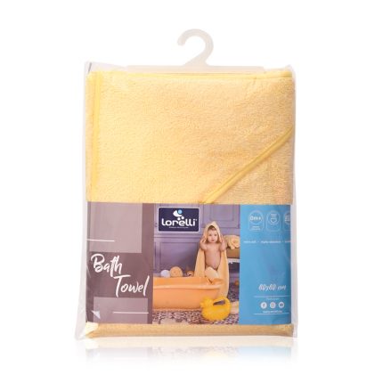 Lorelli Βρεφική Πετσέτα Μπάνιου Yellow (80x80cm) 20810420002R