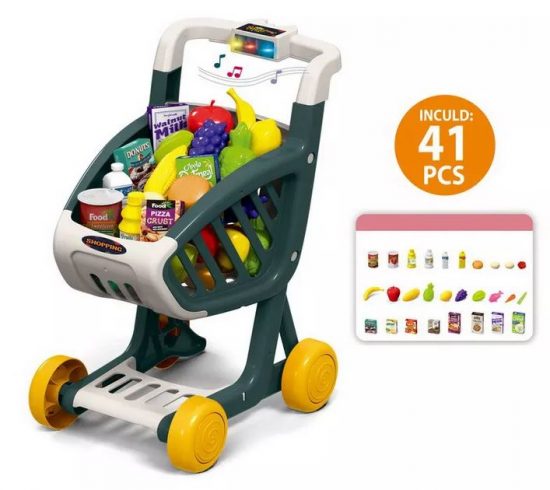 Καρότσι Supermarket με Φως και Μουσική 3+ 005.922-75A, Zita Toys