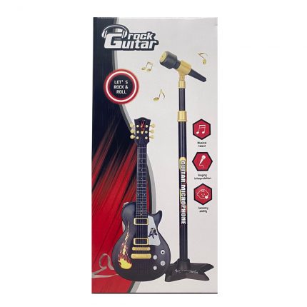 Ηλεκτρικη Κιθάρα Με Μικρόφωνο 008.06017MIC-B, Zita Toys