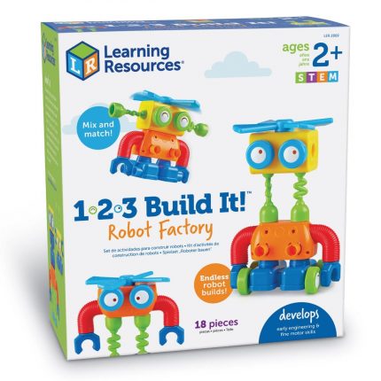 1-2-3 Build It! Robot Factory 902869 2+ - Learning Resources